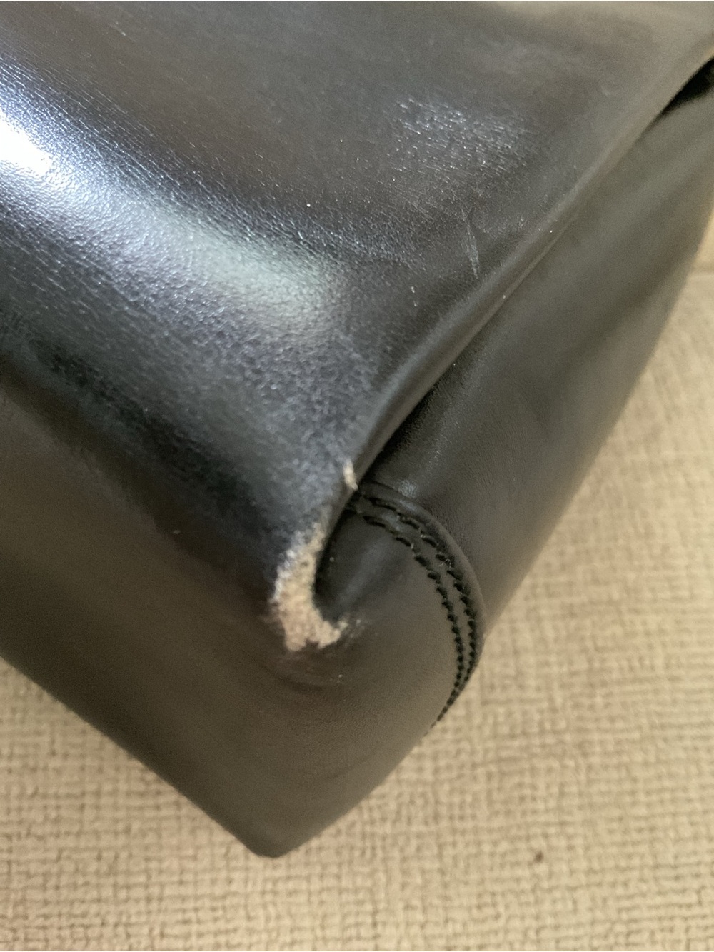 Gucci Vintage Kelly Black Leather Bag - Picture 8 of 9